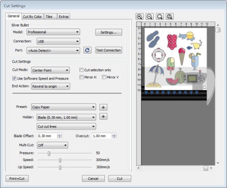 Advanced Cutting Features